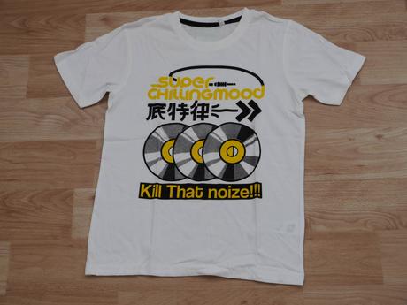 Bile tricko 134/140, c&a,134