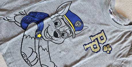 6x tričko - halloween, tlapková patrola, pj masks, 110