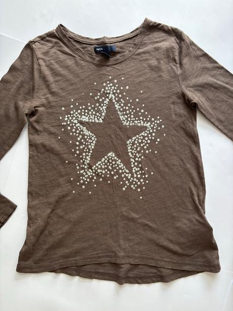 Triko hnědé - v.8/9 let, gap,134
