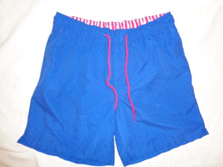 Krásné modročervené kraťasy alias plavky, crivit,38 / m