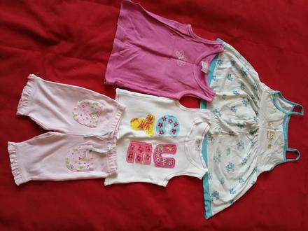 Letní oblečky pro batole, 68–80