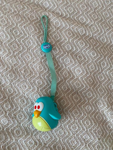 Chicco pouzdro na šidítko/dudlík ptáček zelený, chicco