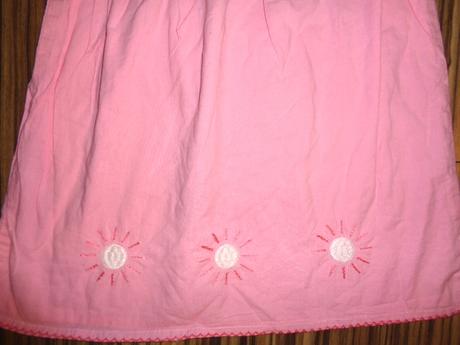 Krásné růžové vyšívané šaty, kiki&koko,92