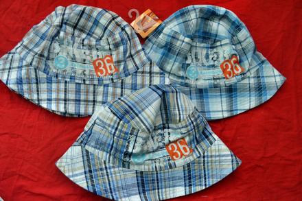 Letní  klobouk,  bavlna, 5-7 let, 110 / 116 / 122 / 128