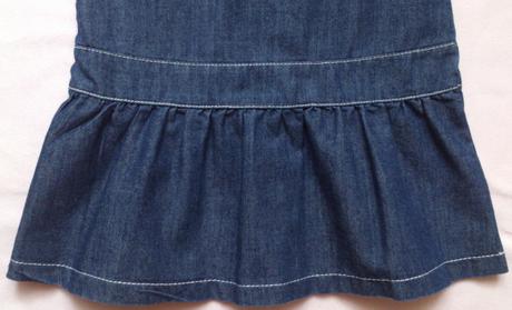 Dětské džínové šatičky, šaty, zn.bhs, bhs,80