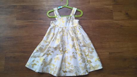 Šaty letní, zn. h&m, bílé, vel.110, h&m,110