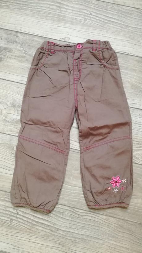 Kalhoty podšité bavlnou na slečnu, disney,92