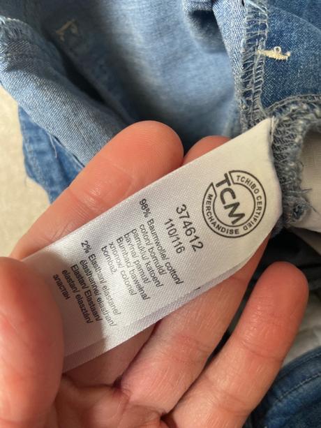 Džínové laclove kraťasy, tcm,110