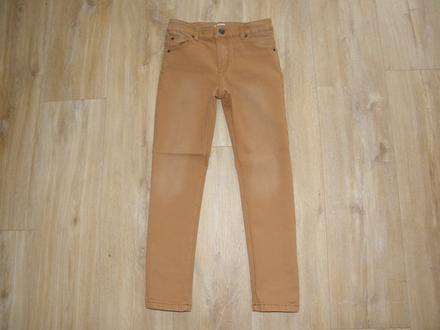 Chlapecké hnědé rifle / džíny zn. h&m vel.134, h&m,134