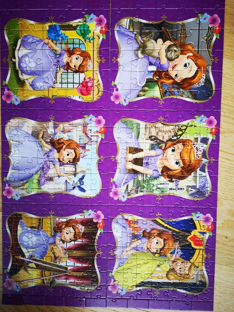 Puzzle sofie, princezny nové, 