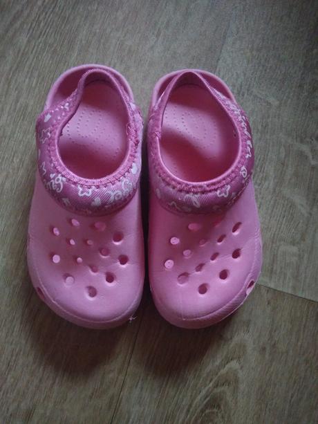 Růžové kroksy vel. 26, 26