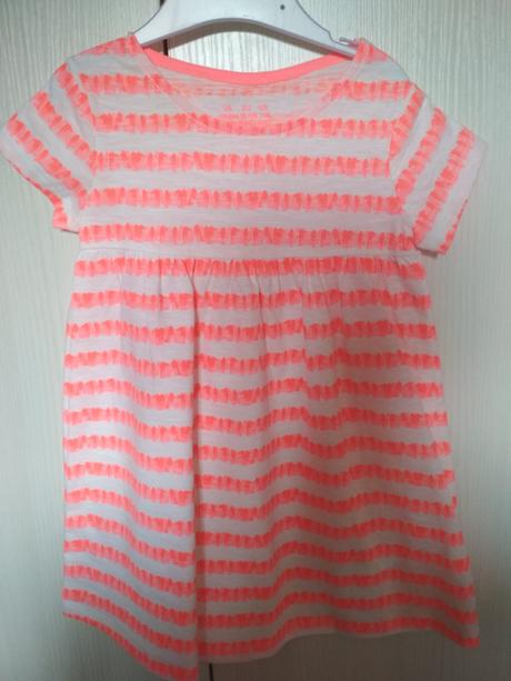 Letní šaty kr.r. s proužky, vel. 92, f&f,92