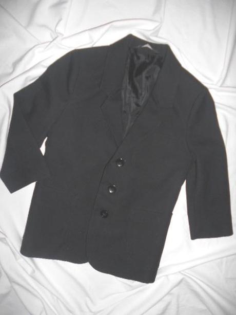 Luxusní černé značkové sako, bhs,110