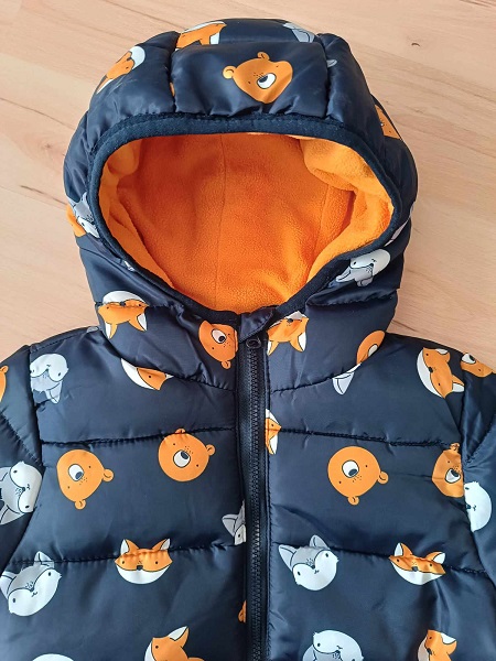 Zvířátková bunda přechodová s kapucí vel. 98, fox & bunny,98