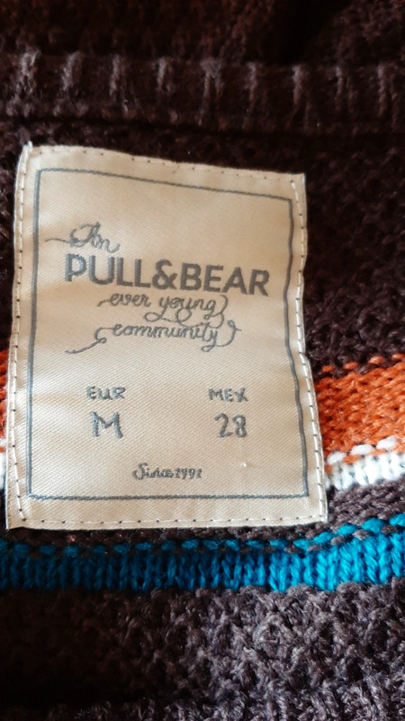 Pletené šaty, pull&bear,38