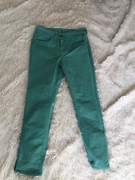 Zelene kalhoty 34 od 3 suisses collection, 34