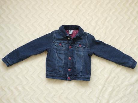 Vyteplena dzinova bunda 122 h&m, h&m,122