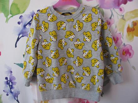 Chlapecká šedá bavlněná mikina s medvídky, george,98