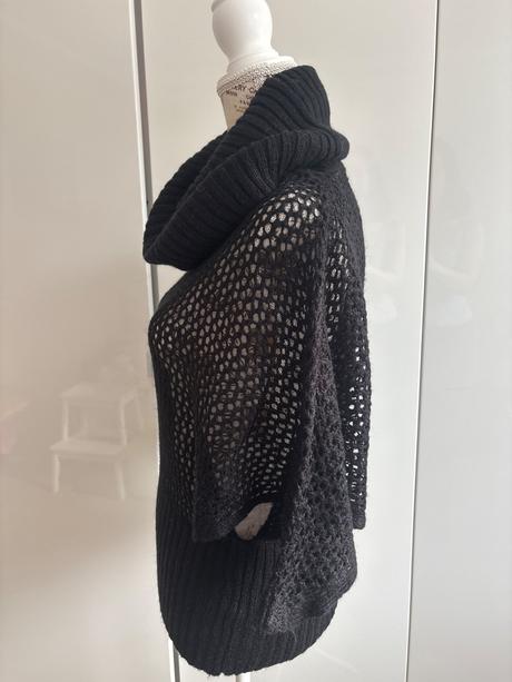 Netopýří rukáv svetr clockhouse xs, černý, clockhouse,xs