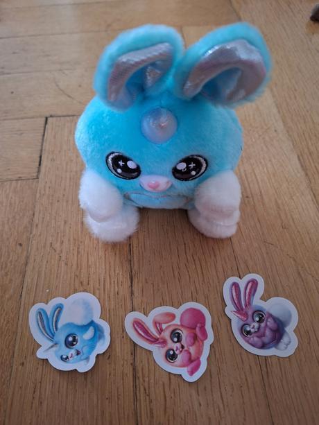 Plyšový zajíček jednorožec surprise zuru rinbocorn, 