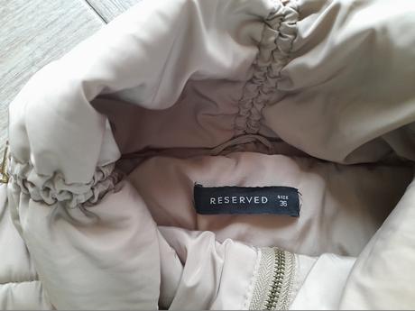 Krémová zimní bunda, reserved,36