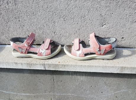 I157 dívčí sandály lurchi motýlci vel. 33, lurchi,33