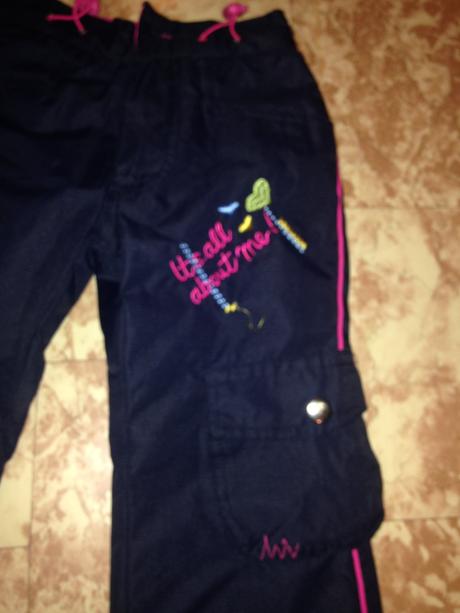 Dívčí kalhoty srdíčko, nápis, success,98