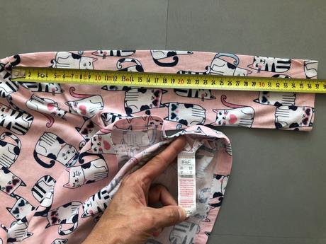 Bavlna triko kočičky srdíčka růžová 5 let ff holka, f&f,110