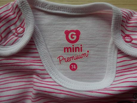 Pruhované dupačky s beruškou, vel. 74, gmini,74