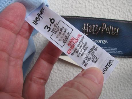 Kojenecké bavlněné body harry potter, george,68