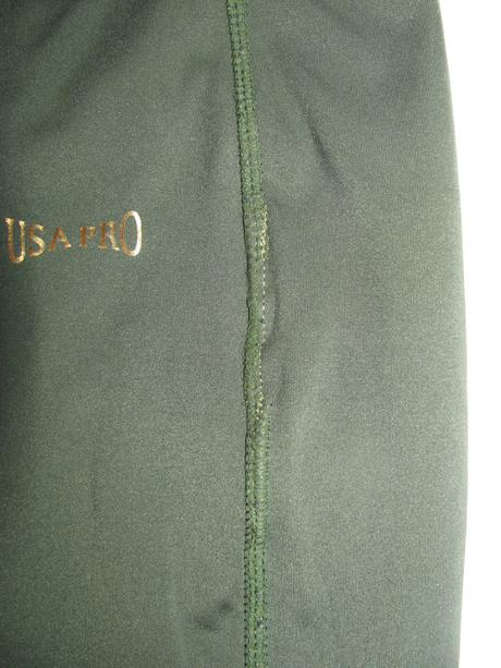 Elastické tmavě zelené 7/8 legíny usa pro, usa pro,158