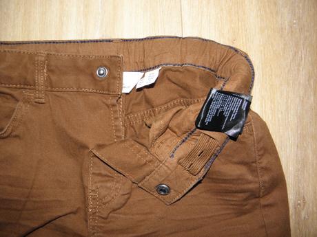 Chlapecké hnědé rifle / džíny zn. h&m vel.134, h&m,134
