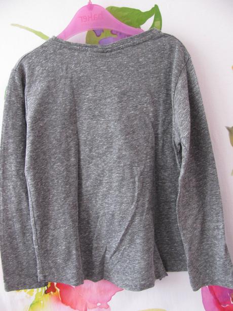 Šedé dívčí tričko s minnie, zara, zara,116