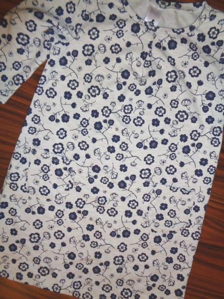 Nádherné květované šaty - modrobílé, palomino,128