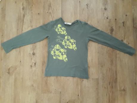 Tricko hm dlouhy rukáv 122/128, h&m,122
