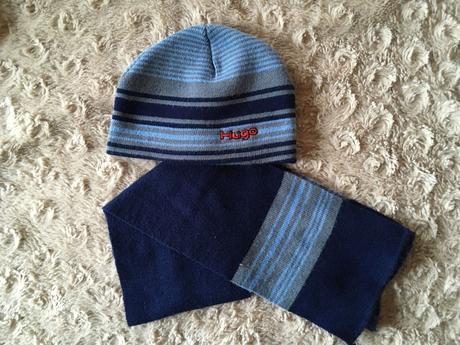 Set - čepice a šála (80/86) top stav, 86