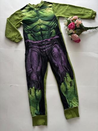 Ob/ overal flecový hulk - v.7/8 let, 128