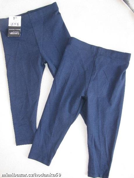 Elastické, bavlněné legíny-2pack, george,86