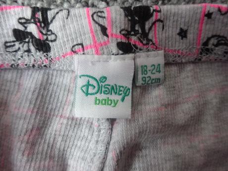 2x legíny s minnie, vel. 92, disney,92