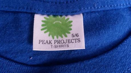 Bavlněné modré tričko s kočičkou vel. 110, 110