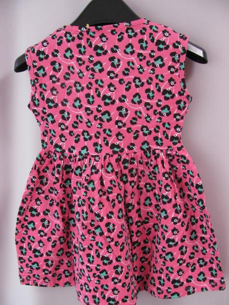 Letní růžové bavlněné elastické šaty lemon beret, 98