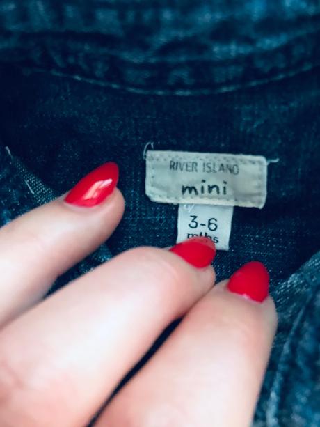 Košile džínová - v.3/6 měs., river island,68