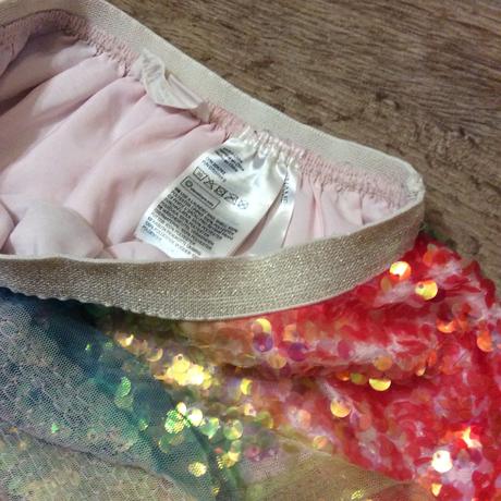 Barevná sukýnka s flitry h&m, h&m,110