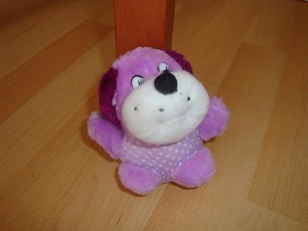 Plyšák - fialový pejsek, 