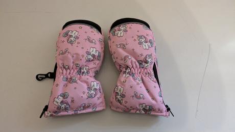 Ka465 teplé zimní rukavice, palčáky na 2 - 3 roky, 98