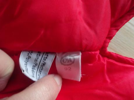 Zimní oteplovačky červené, vel. 92, c&a,92