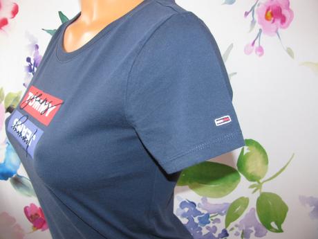 Tmavě modré bavlněné tričko tommy jeans, m