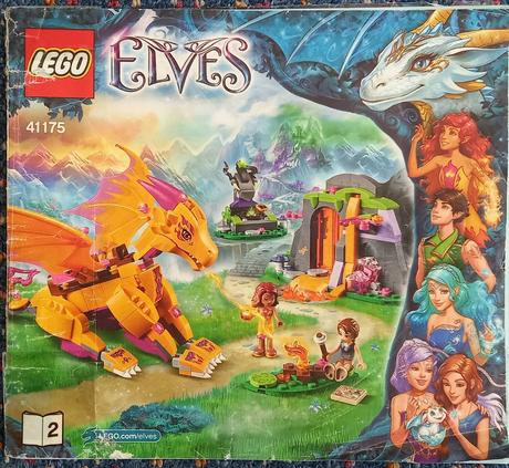 Lego elves 41175 - fire dragon's lava cave,