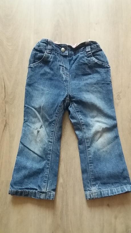 Džíny podšité vel. 92, baby club,92