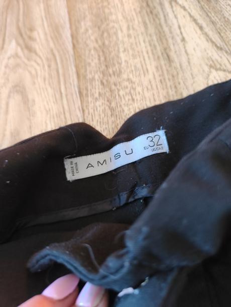 Černé a krémové společenské kalhoty 158 / xxs, amisu,158